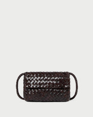 Loeffler Randall / Vinnie Chocolate Woven Leather Crossbody