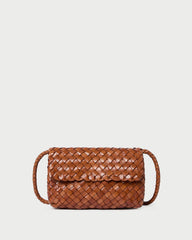 Loeffler Randall / Vinnie Timber Woven Leather Crossbody