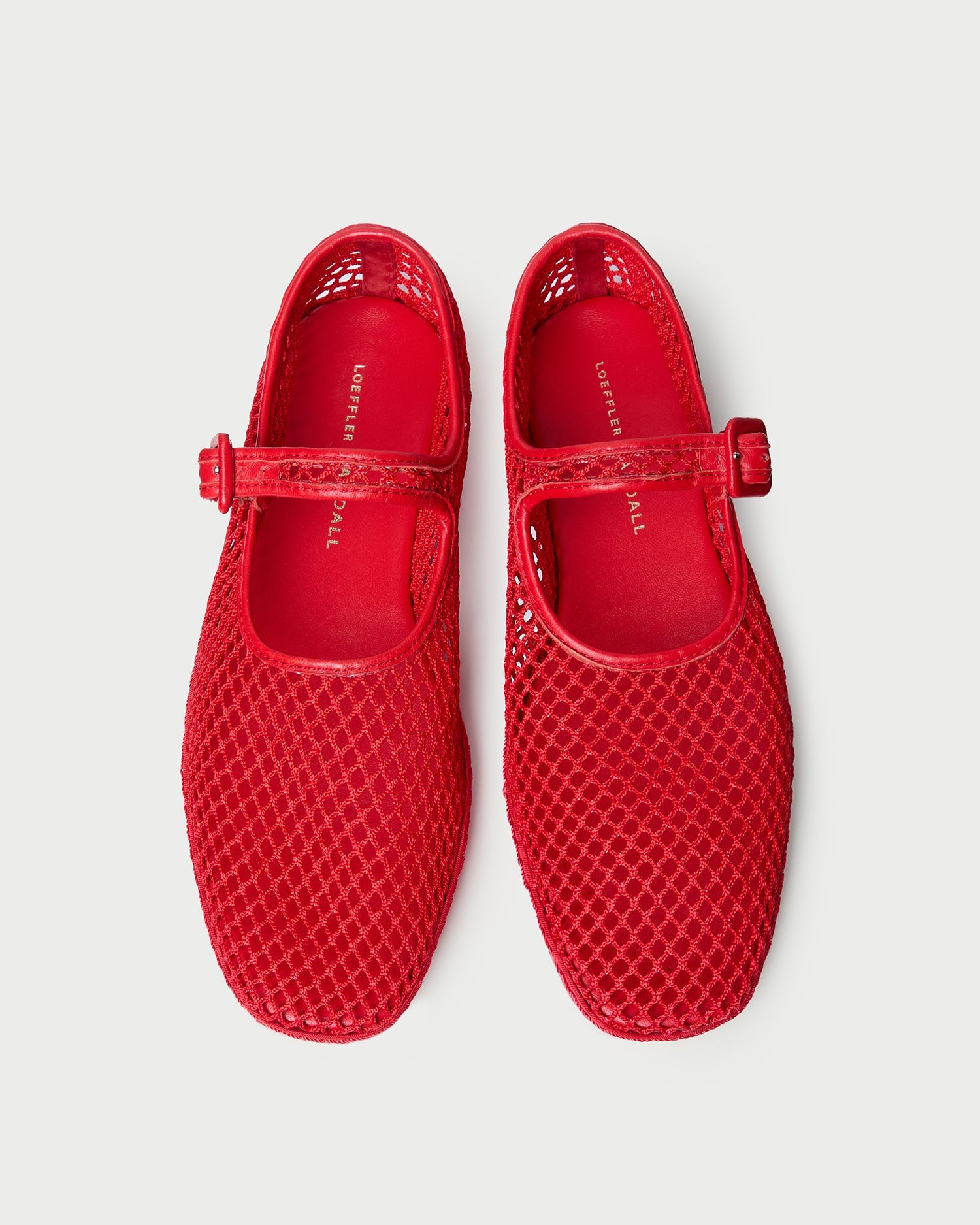 Loeffler Randall / Rita Red Netted Mary Jane