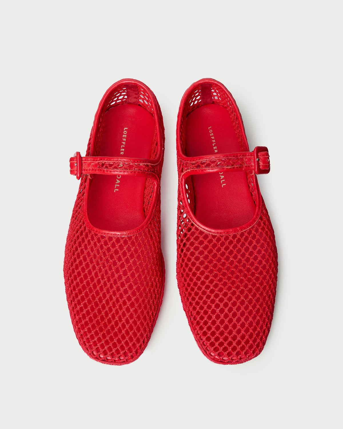 Loeffler Randall / Rita Red Netted Mary Jane