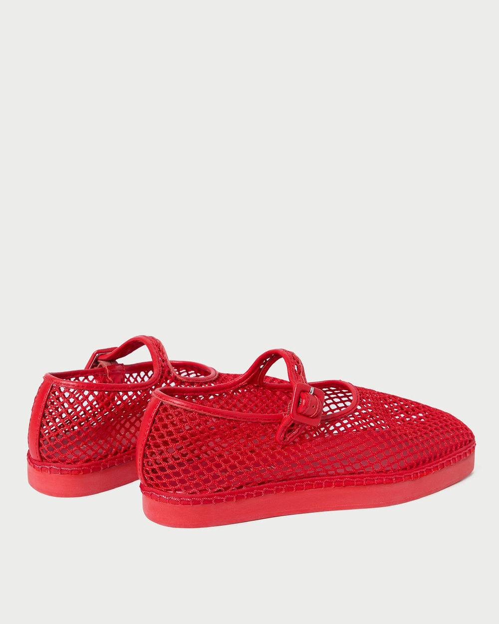 Loeffler Randall / Rita Red Netted Mary Jane