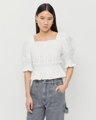 Loeffler Randall / Nicola Smocked Blouse