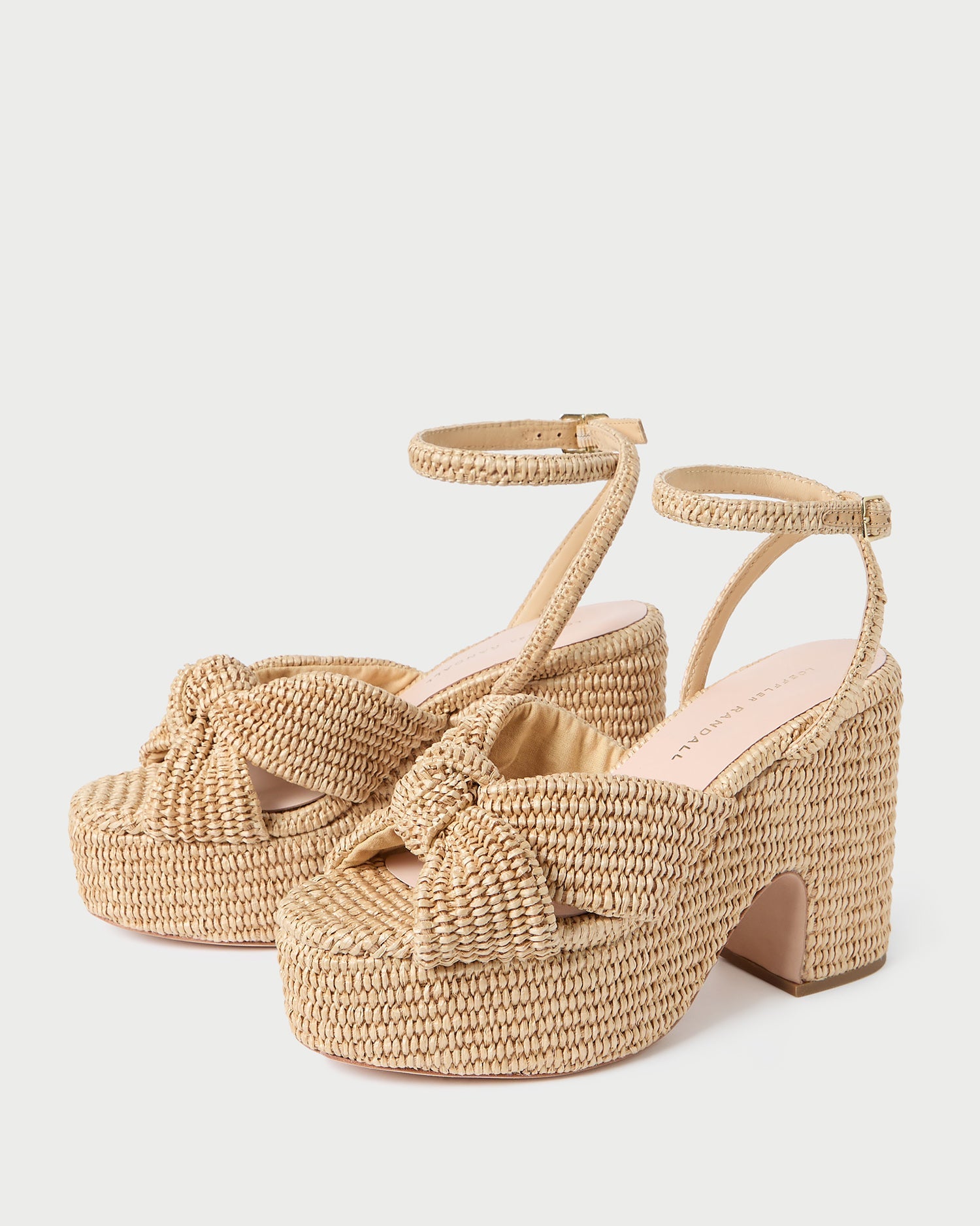 Loeffler Randall / Liza Natural Platform Sandal