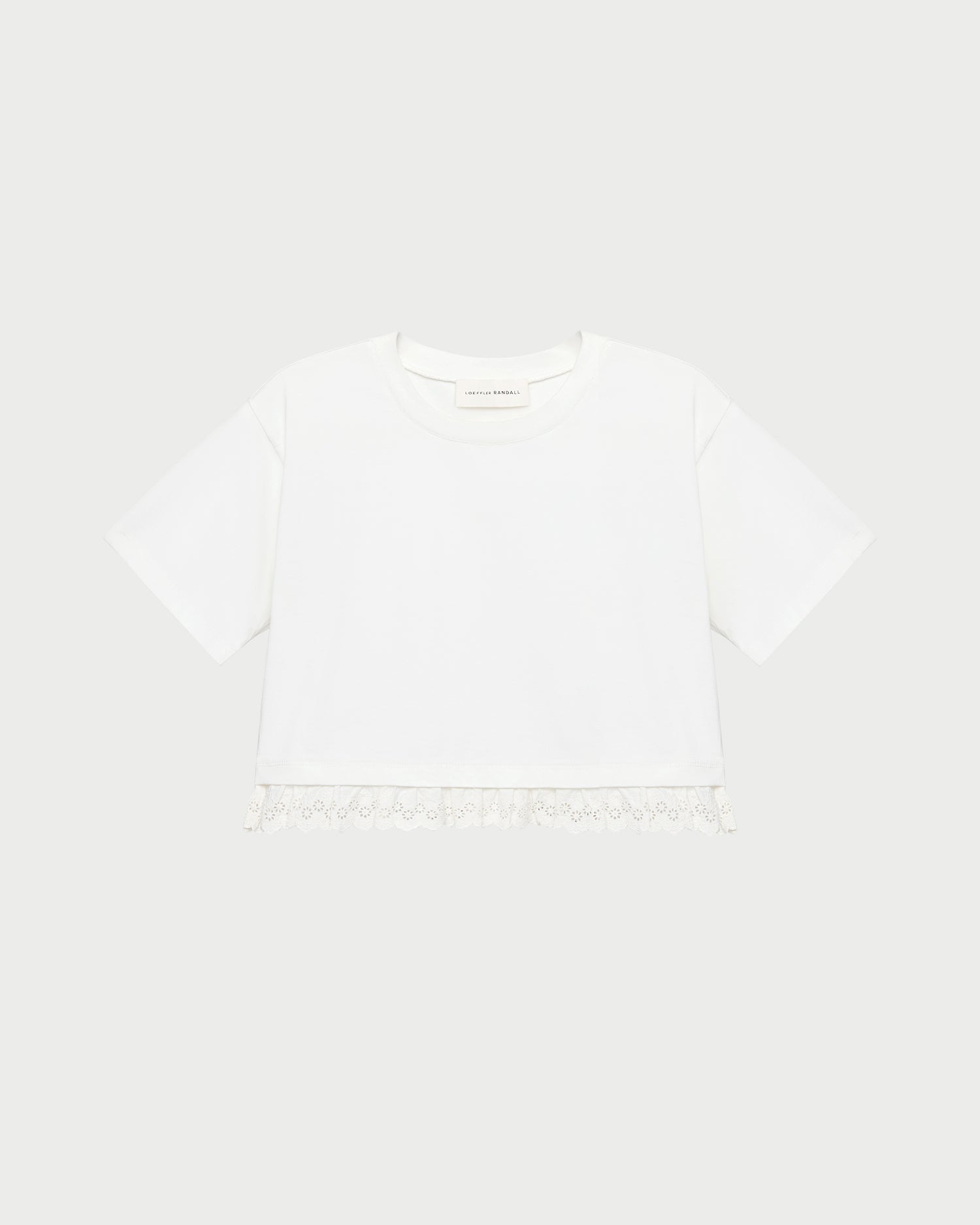 Loeffler Randall / Junie Lace Trim Tee