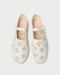 Loeffler Randall / Clover Natural Embroidered Espadrille
