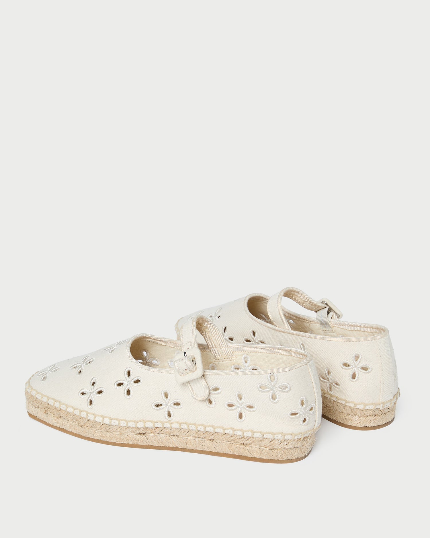Loeffler Randall / Clover Natural Embroidered Espadrille