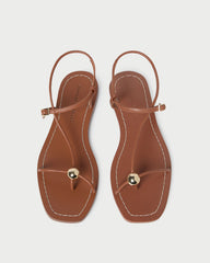 Loeffler Randall / Lara Timber Leather Sandal