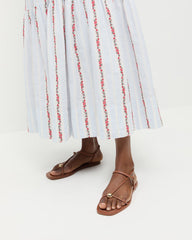 Loeffler Randall / Lara Timber Leather Sandal