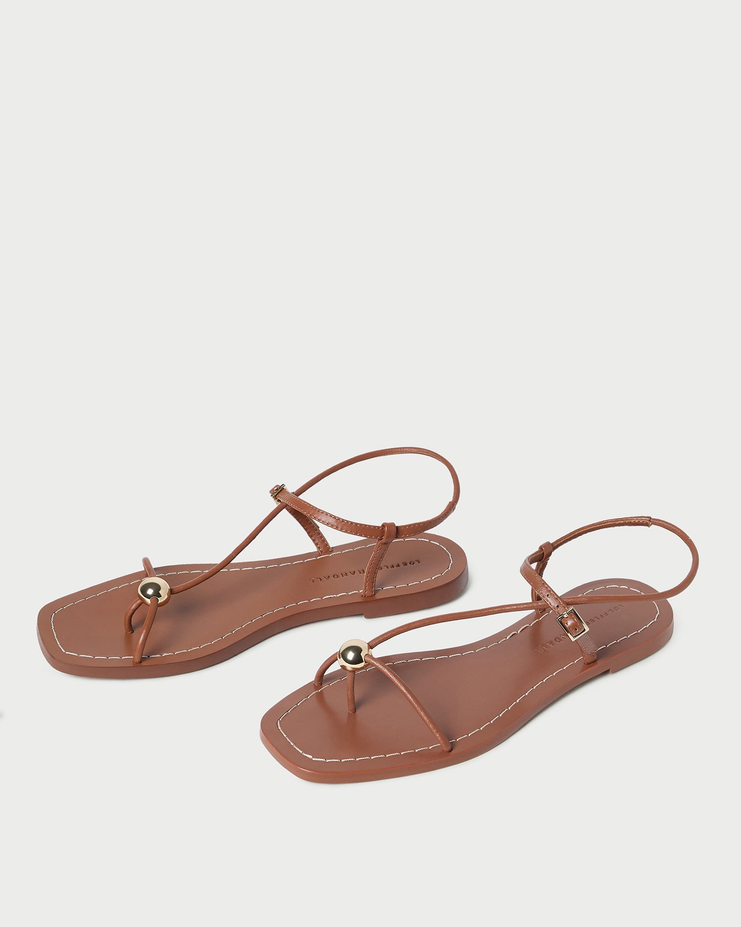 Loeffler Randall / Lara Timber Leather Sandal