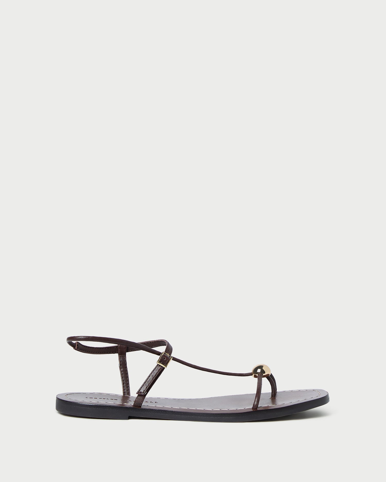 Loeffler Randall / Lara Espresso Leather Sandal