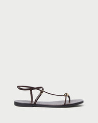 Loeffler Randall / Lara Espresso Leather Sandal