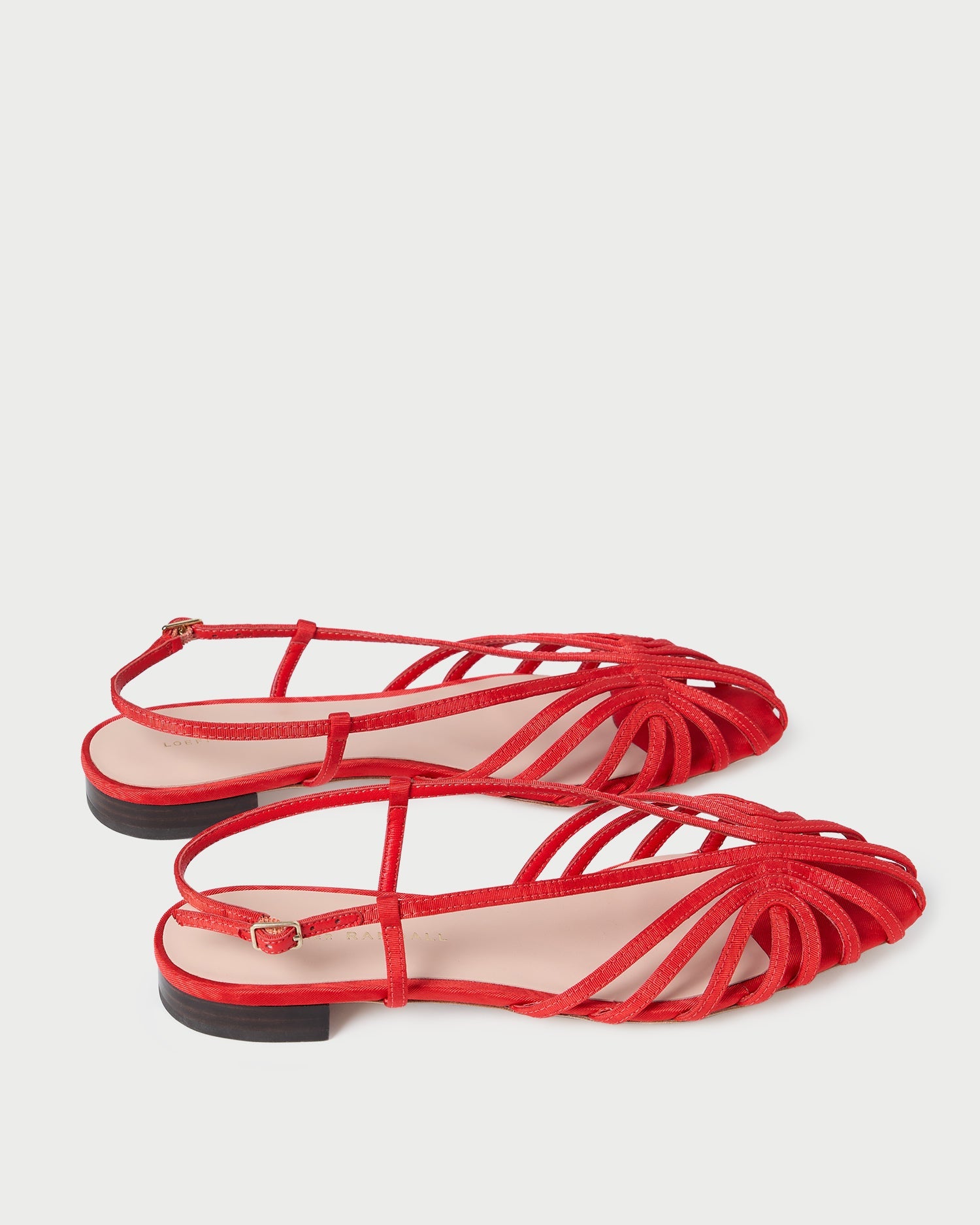 Loeffler Randall / Devon Red Moiré Slingback Sandal