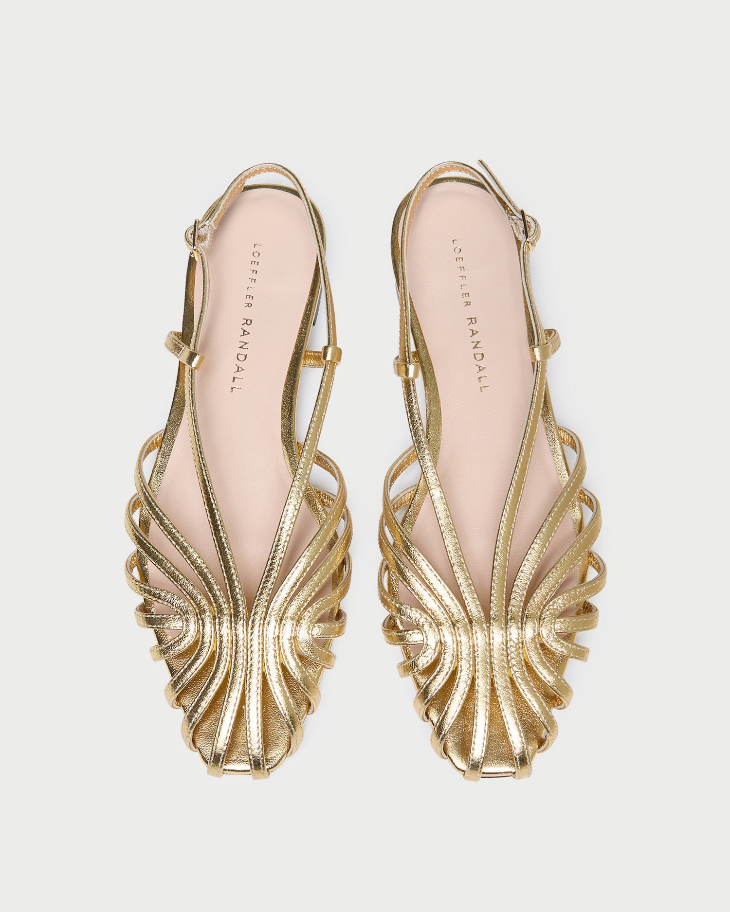 Loeffler Randall / Devon Gold Slingback Sandal