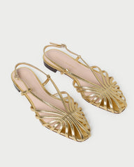Loeffler Randall / Devon Gold Slingback Sandal