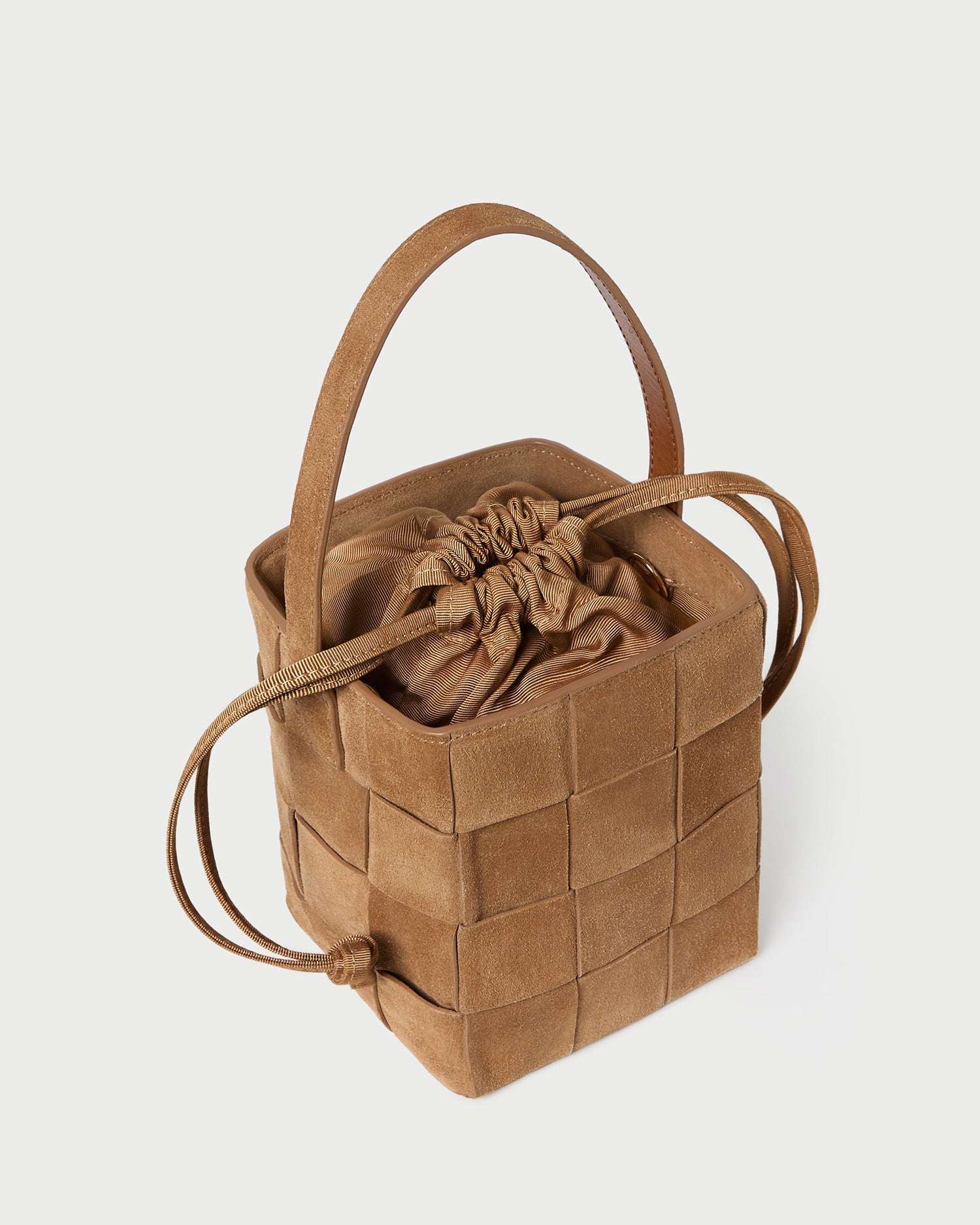 Loeffler Randall / Laith Toffee Suede Bucket Bag