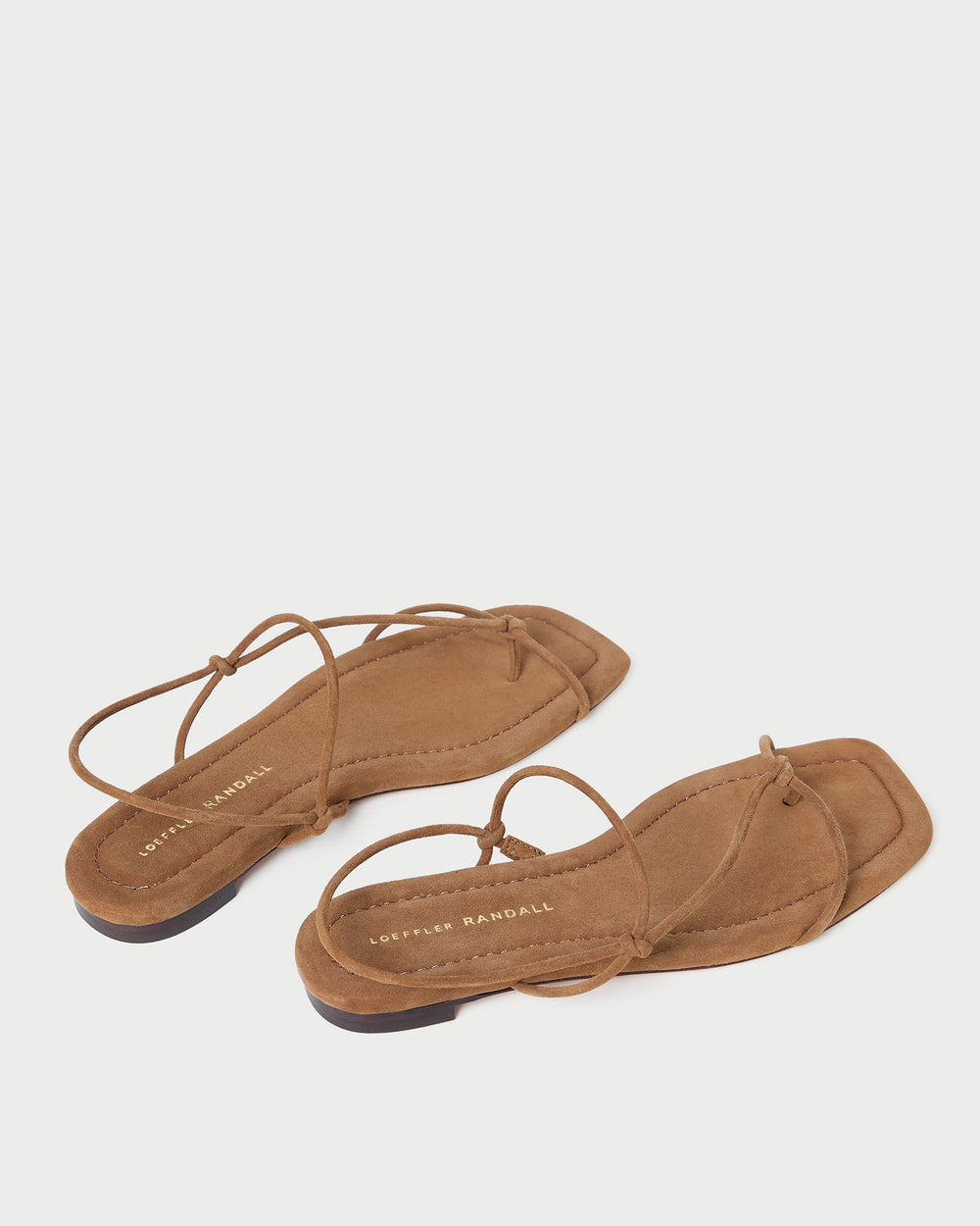 Loeffler Randall / Eleanor Cacao Suede Strappy Sandal
