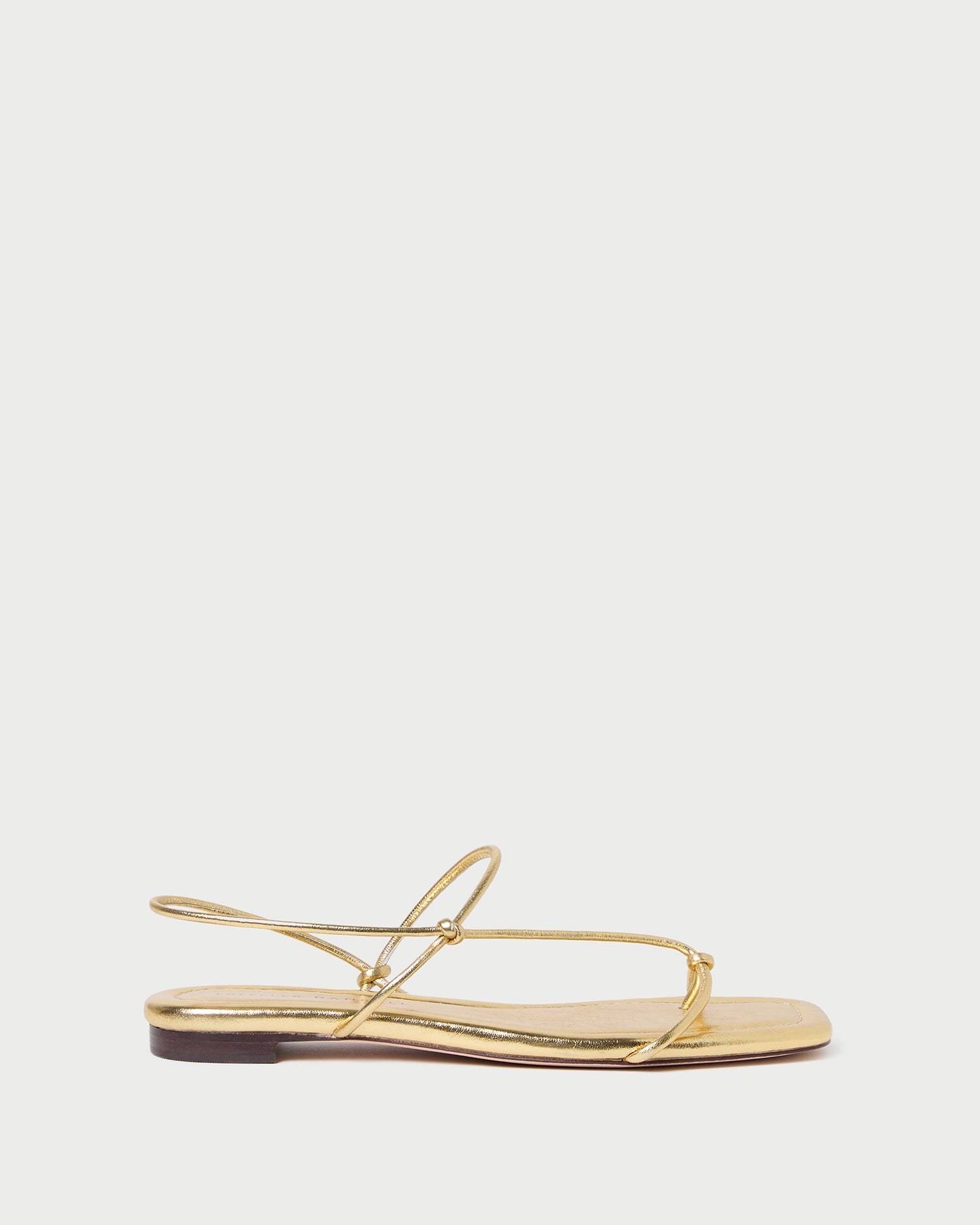 Loeffler Randall / Eleanor Gold Strappy Sandal