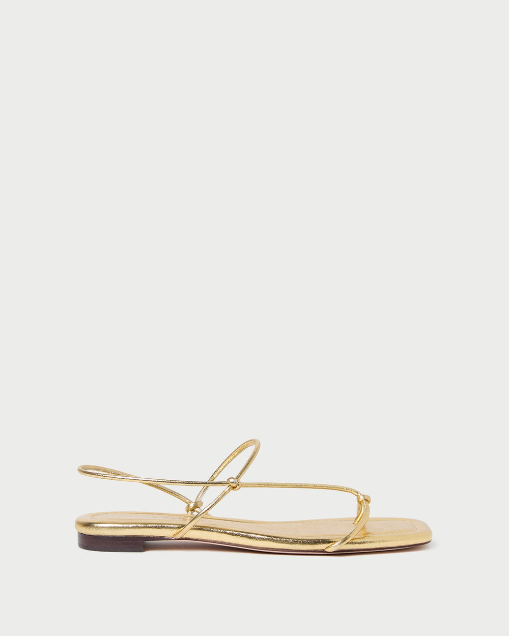 Loeffler Randall / Eleanor Gold Strappy Sandal