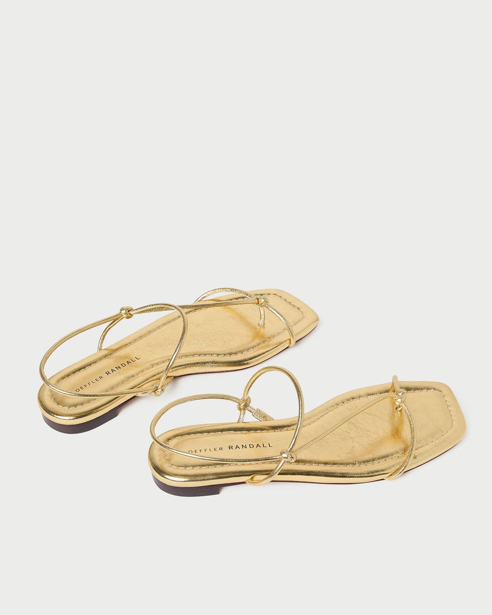 Loeffler Randall / Eleanor Gold Strappy Sandal