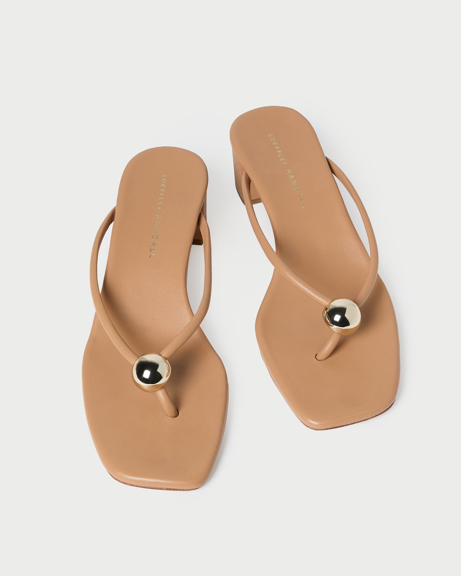 Loeffler Randall / Odessa Dune Leather Heeled Sandal