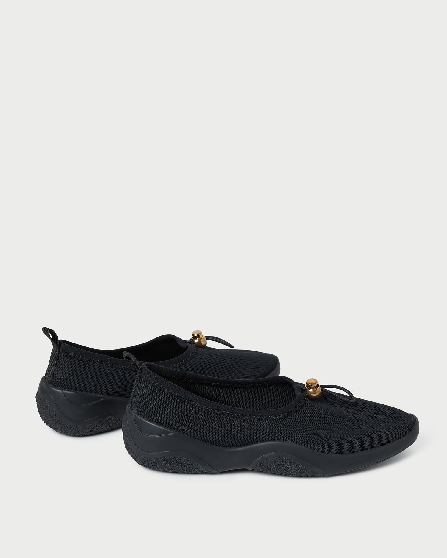 Loeffler Randall / Raina Black Mesh Flat