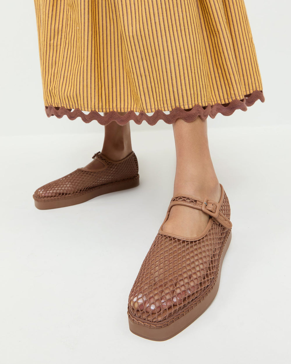 Loeffler Randall / Rita Brown Netted Mary Jane