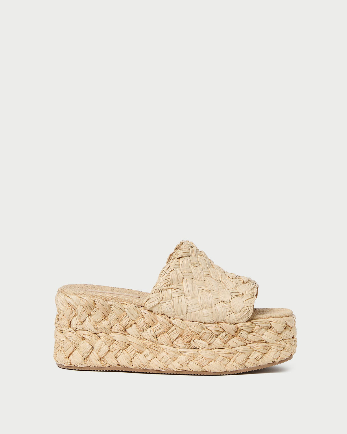 Loeffler Randall / Aaron Natural Braided Straw Mule