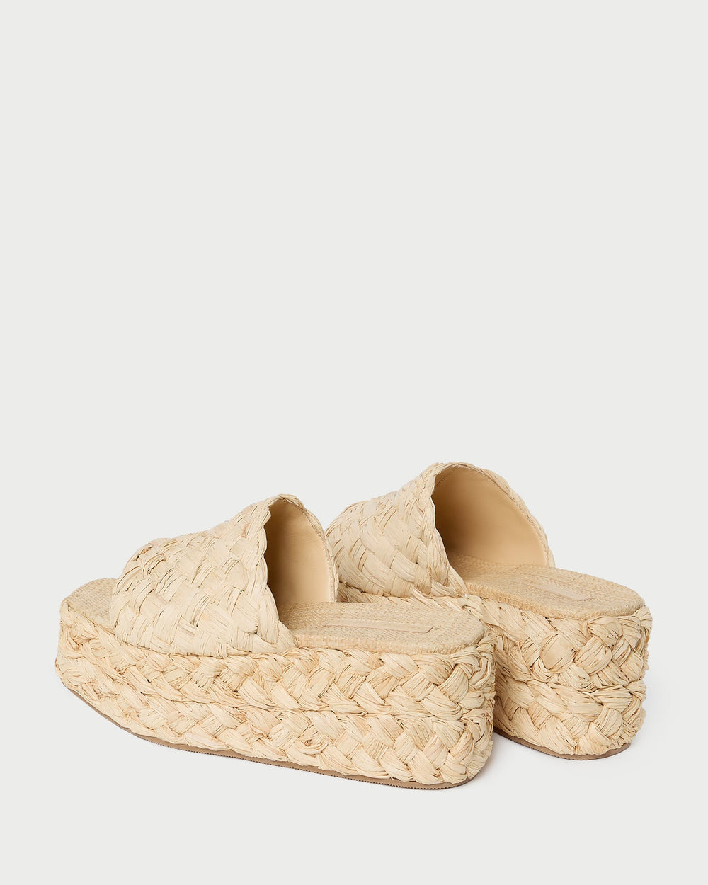 Loeffler Randall / Aaron Natural Braided Straw Mule