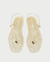 Loeffler Randall / Dana Champagne Strappy Jelly Sandal