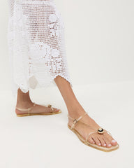 Loeffler Randall / Dana Champagne Strappy Jelly Sandal