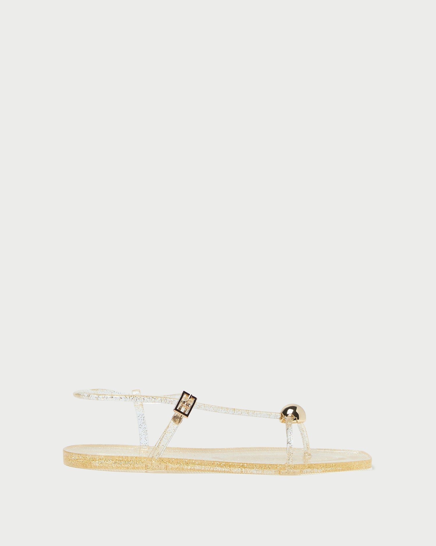 Loeffler Randall / Dana Champagne Strappy Jelly Sandal