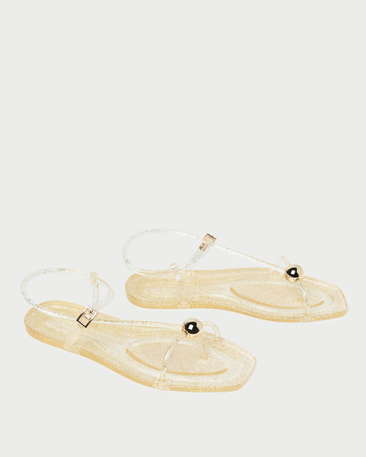Loeffler Randall / Dana Champagne Strappy Jelly Sandal