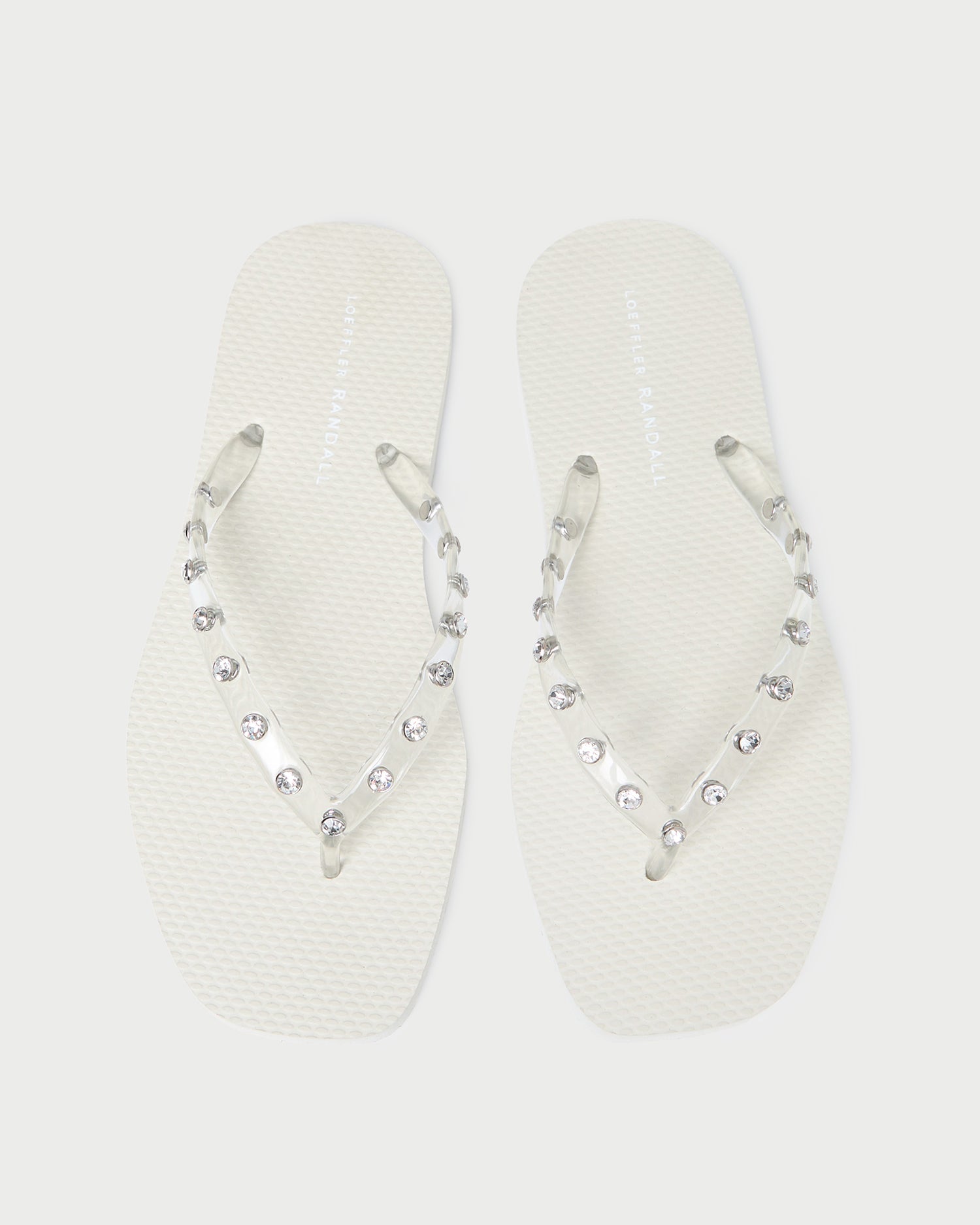 Loeffler Randall / Taryn Cream Jelly Flip Flop