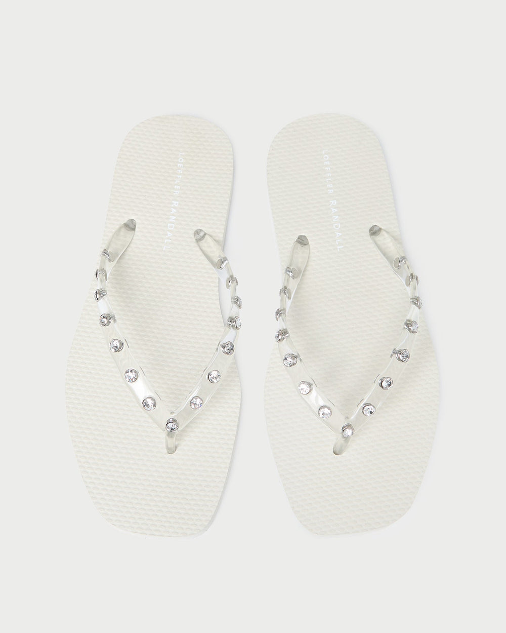 Loeffler Randall / Taryn Cream Jelly Flip Flop