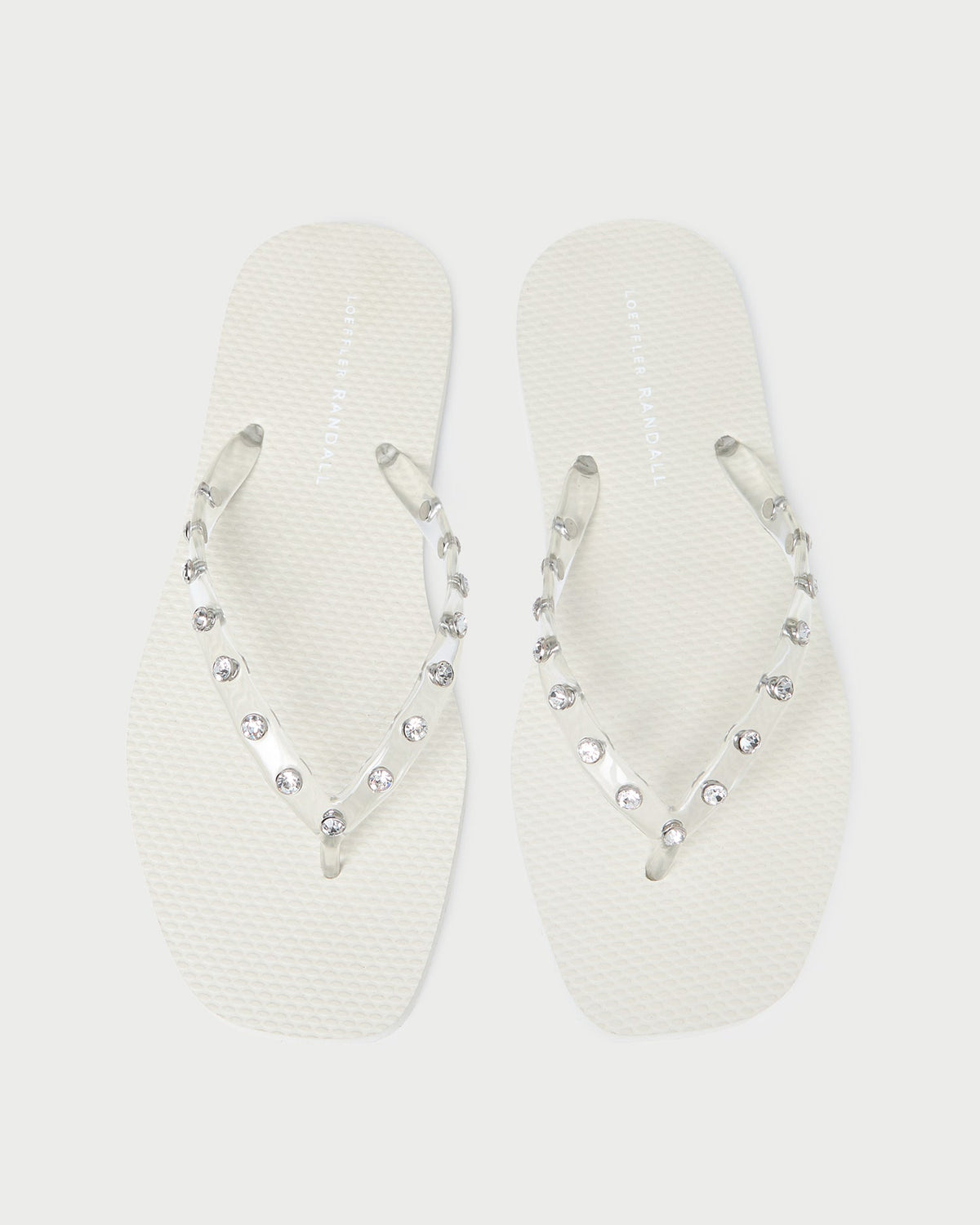 Loeffler Randall / Taryn Cream Jelly Flip Flop