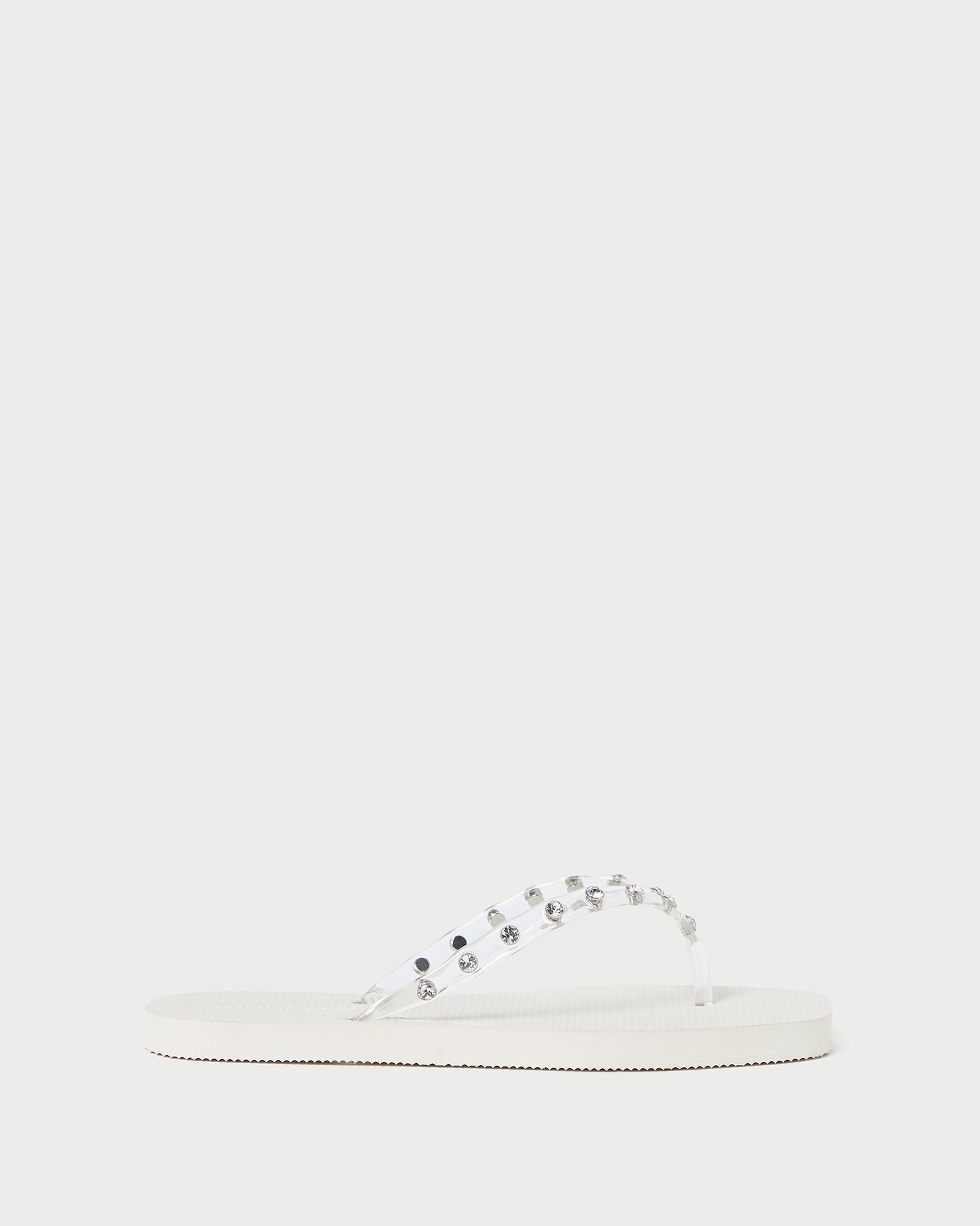 Loeffler Randall / Taryn Cream Jelly Flip Flop