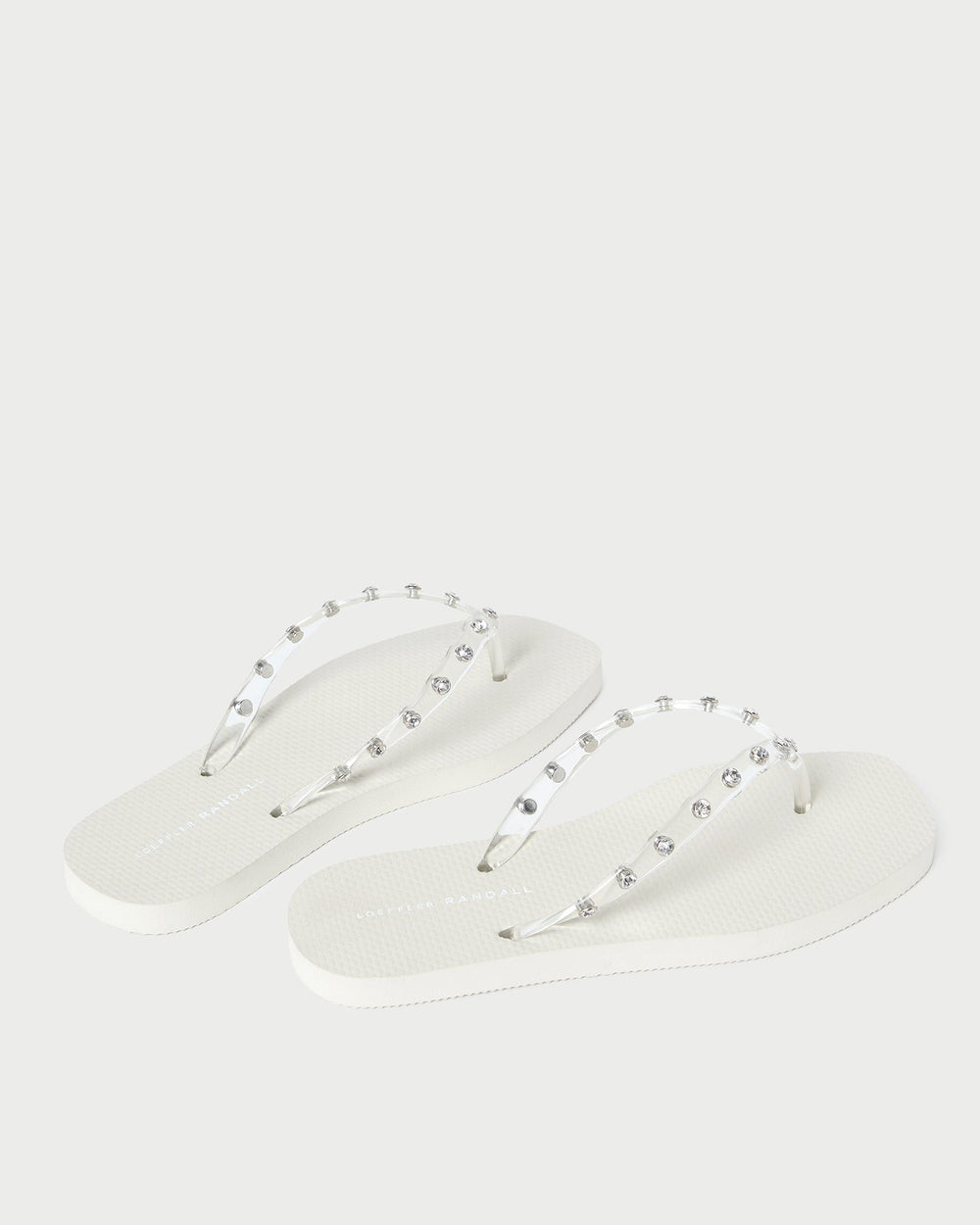 Loeffler Randall / Taryn Cream Jelly Flip Flop