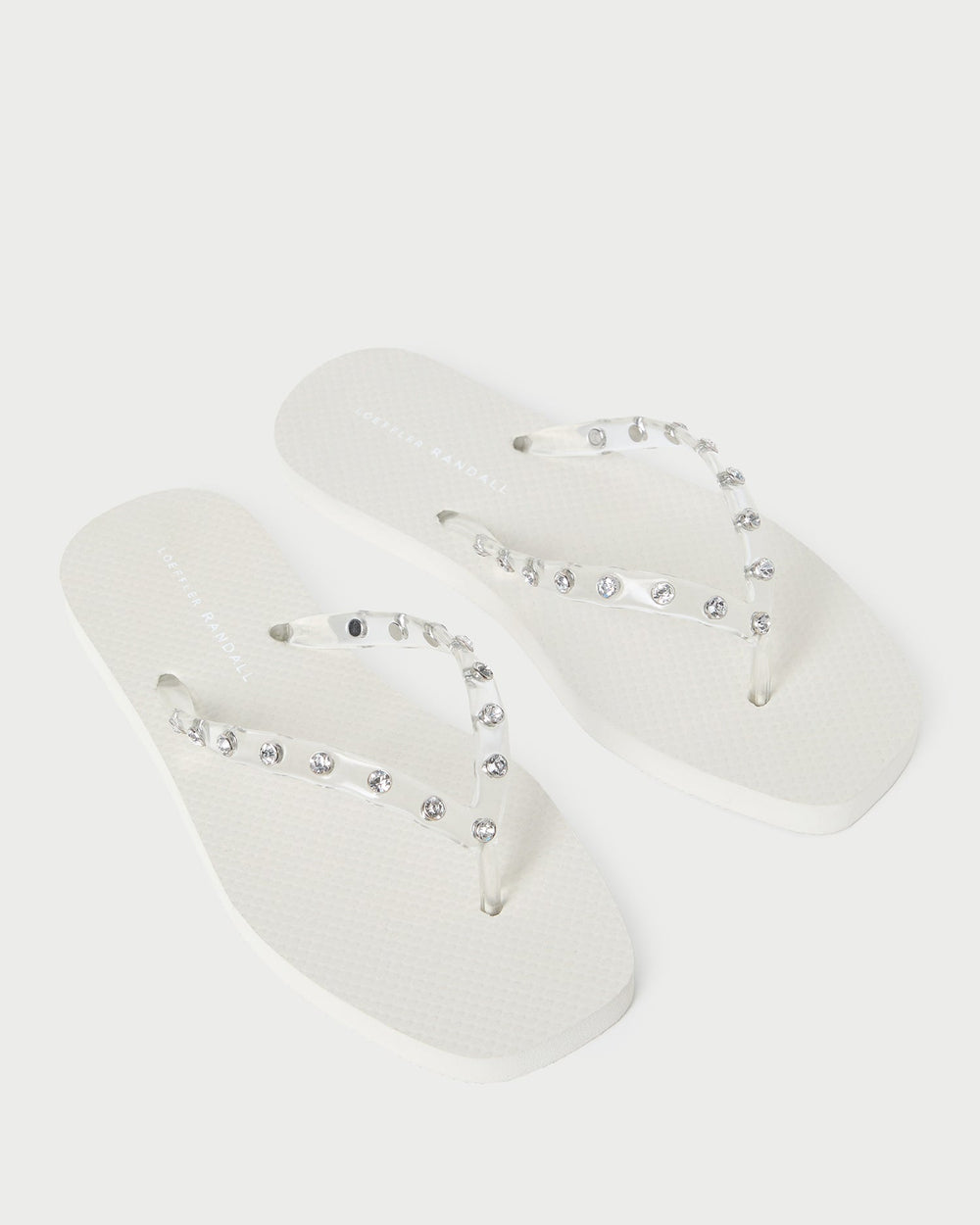 Loeffler Randall / Taryn Cream Jelly Flip Flop