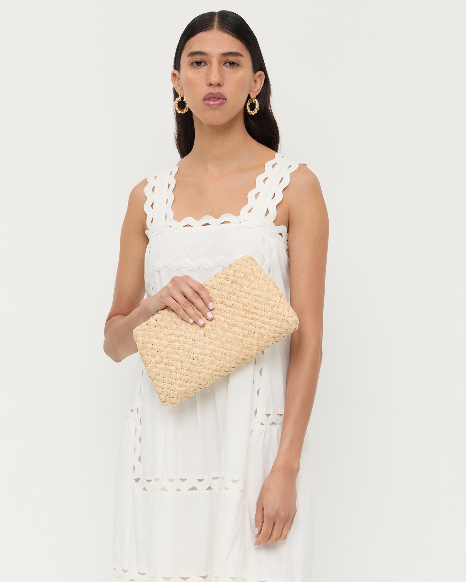 Loeffler Randall / Aviva Natural Woven Straw Bag