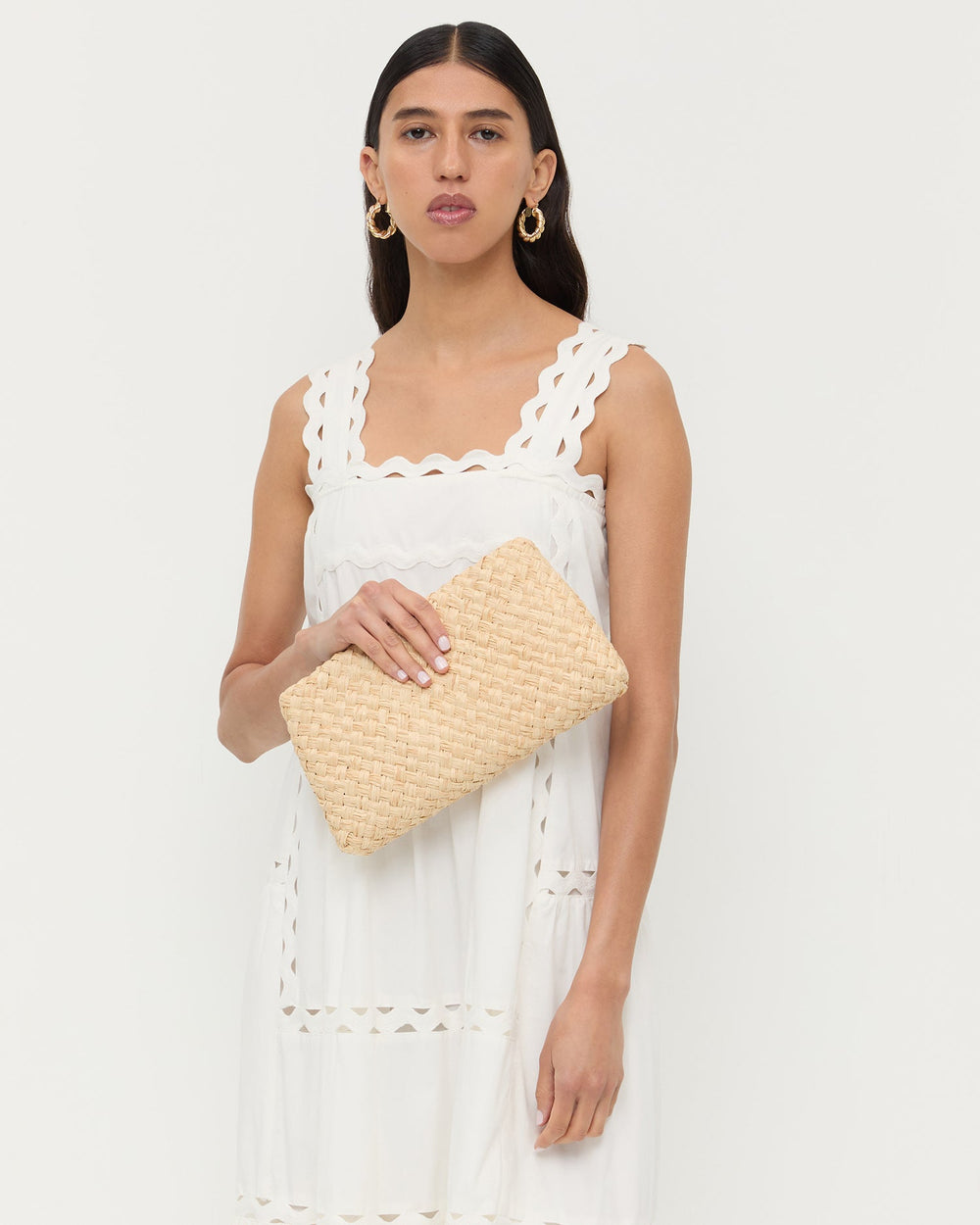 Loeffler Randall / Aviva Natural Woven Straw Bag