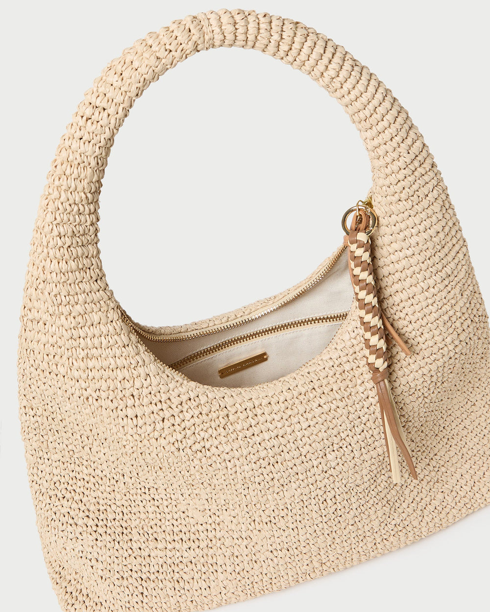 Loeffler Randall / Willow Natural Woven Hobo Bag