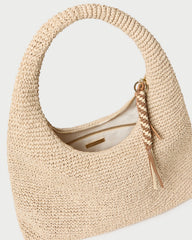 Loeffler Randall / Willow Natural Woven Hobo Bag