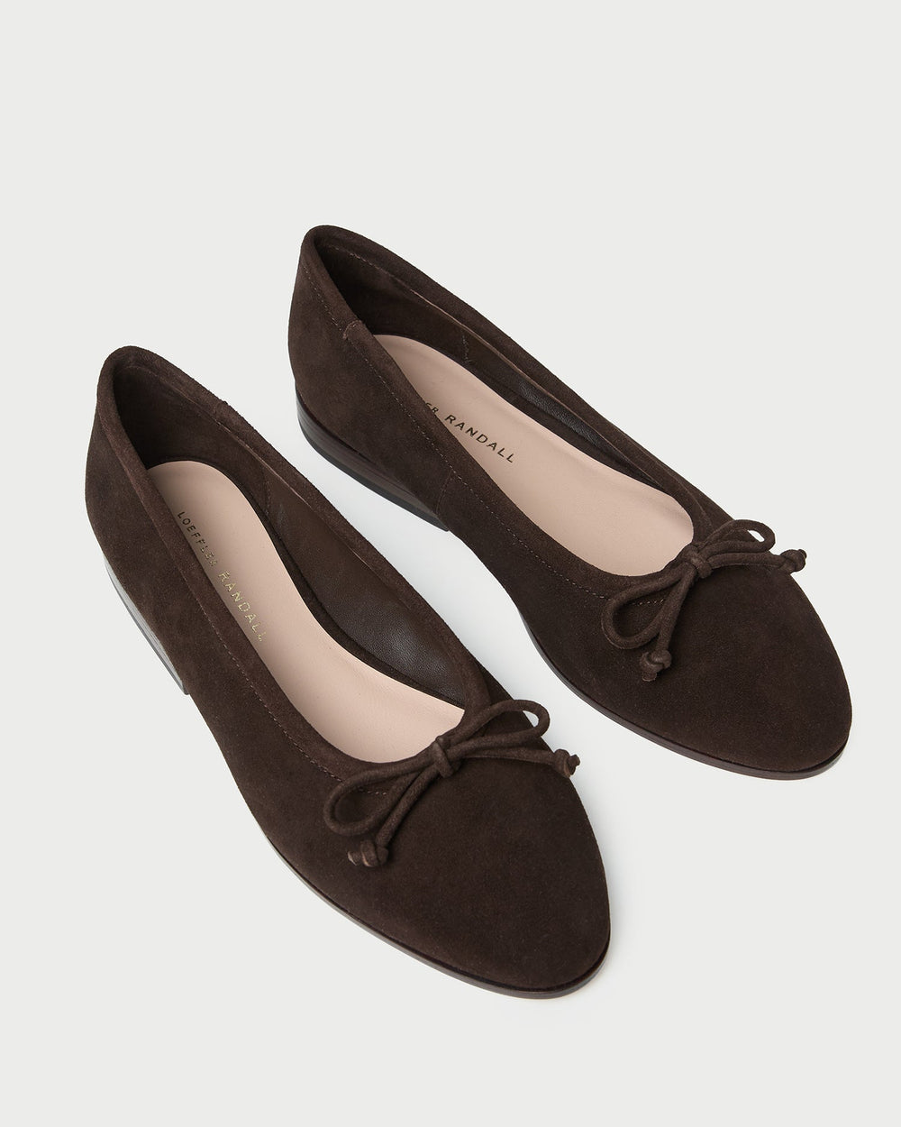 Loeffler Randall / Noelle Brown Suede Ballet Flat