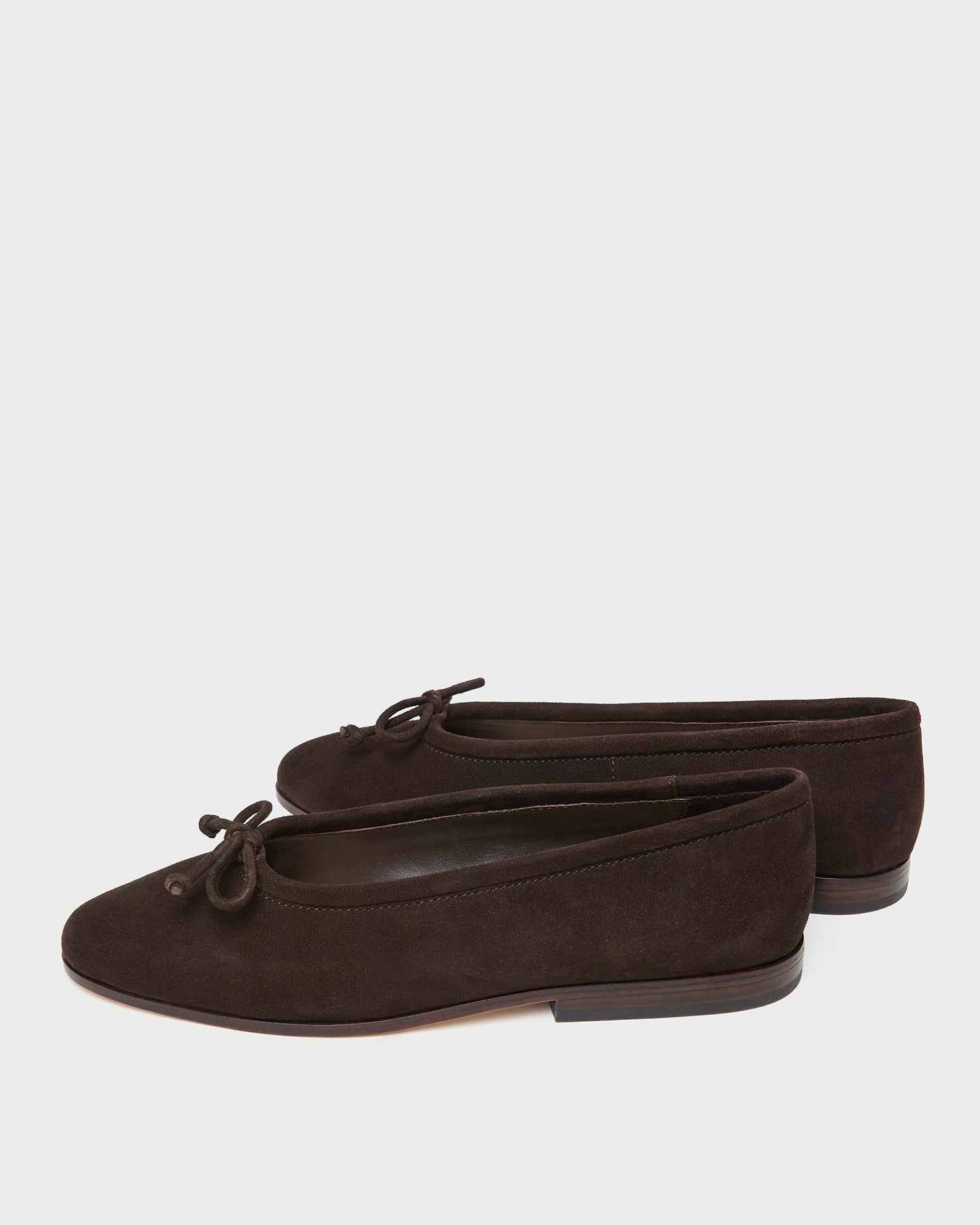 Loeffler Randall / Noelle Brown Suede Ballet Flat