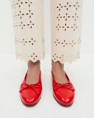 Loeffler Randall / Noelle Red Ballet Flat