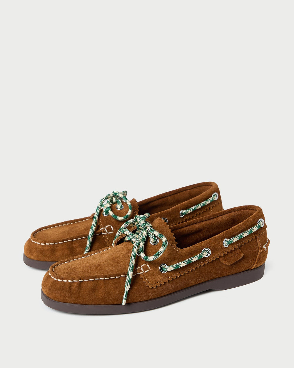 Loeffler Randall / Franco Cacao Suede Boat Shoe