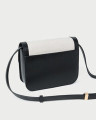 Loeffler Randall / Desi Black/Natural Canvas Crossbody