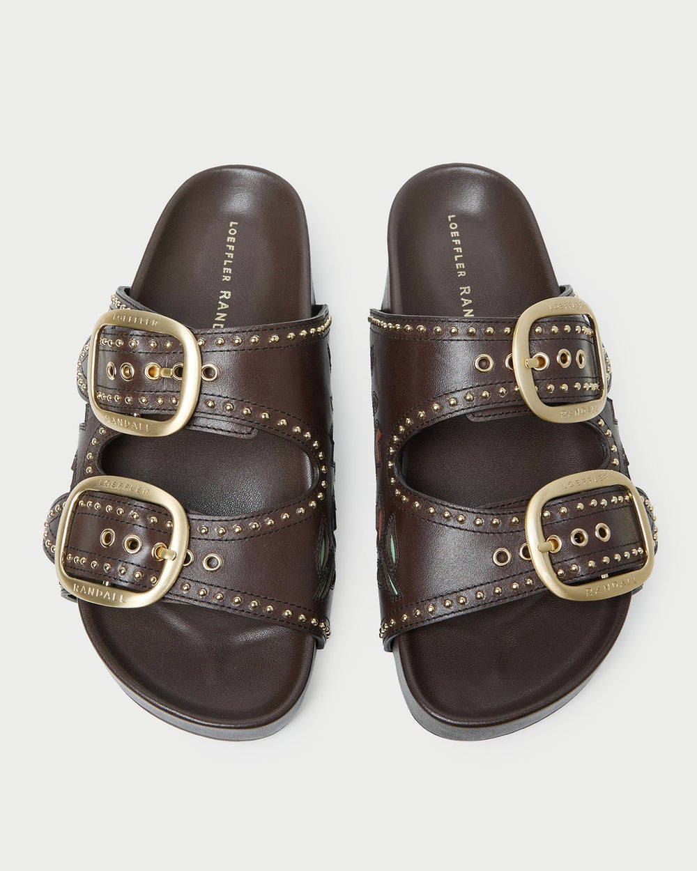 Loeffler Randall / Eve Brown Tulip Two-Band Sandal
