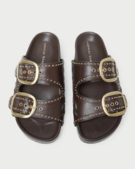 Loeffler Randall / Eve Brown Tulip Two-Band Sandal
