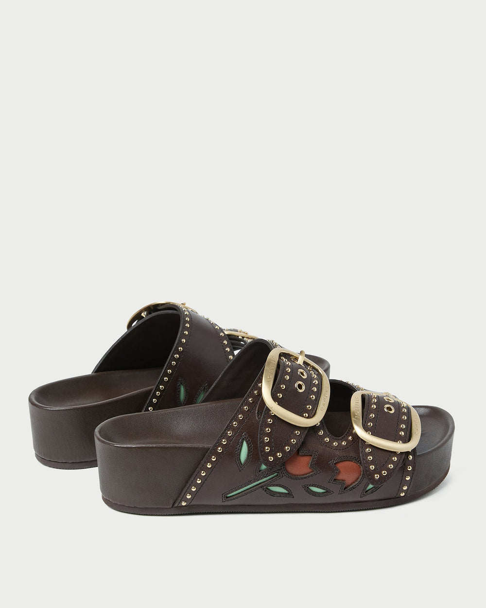 Loeffler Randall / Eve Brown Tulip Two-Band Sandal